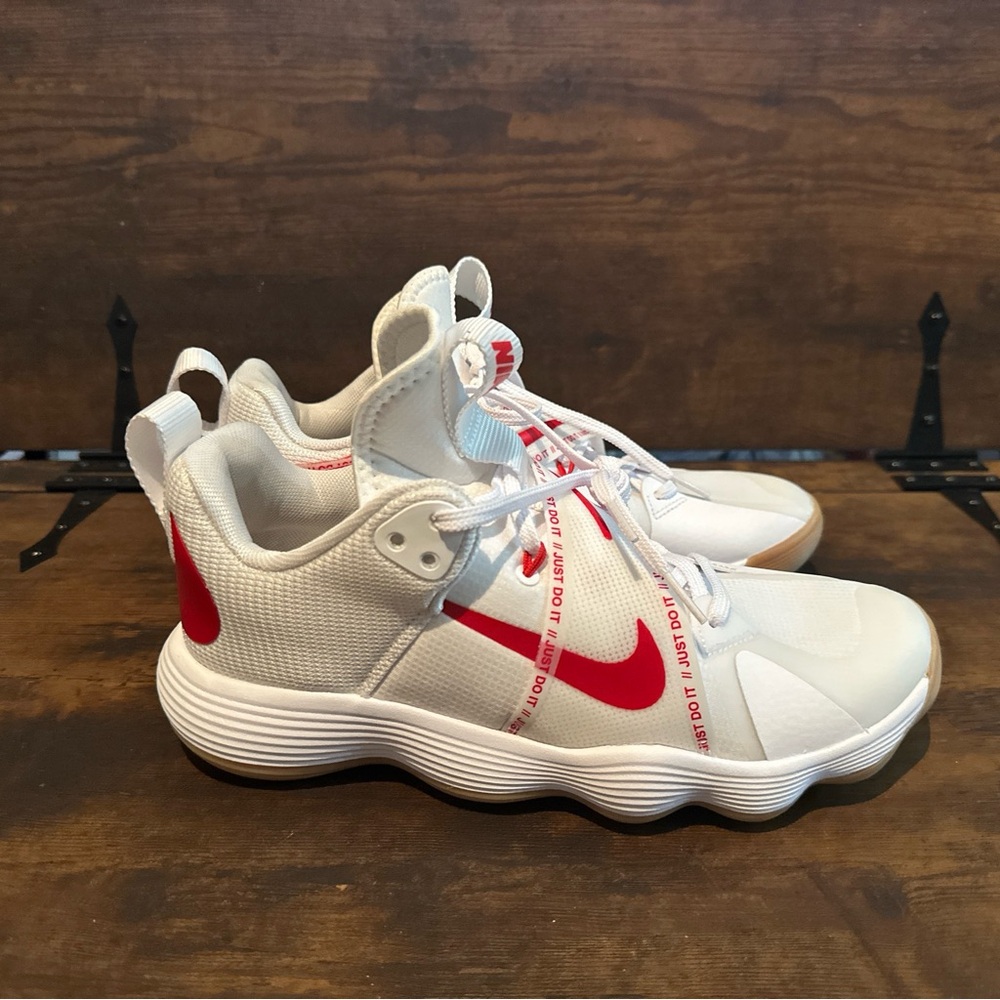 Nike React Hyperset Men White And Red Volleyball … - image 1